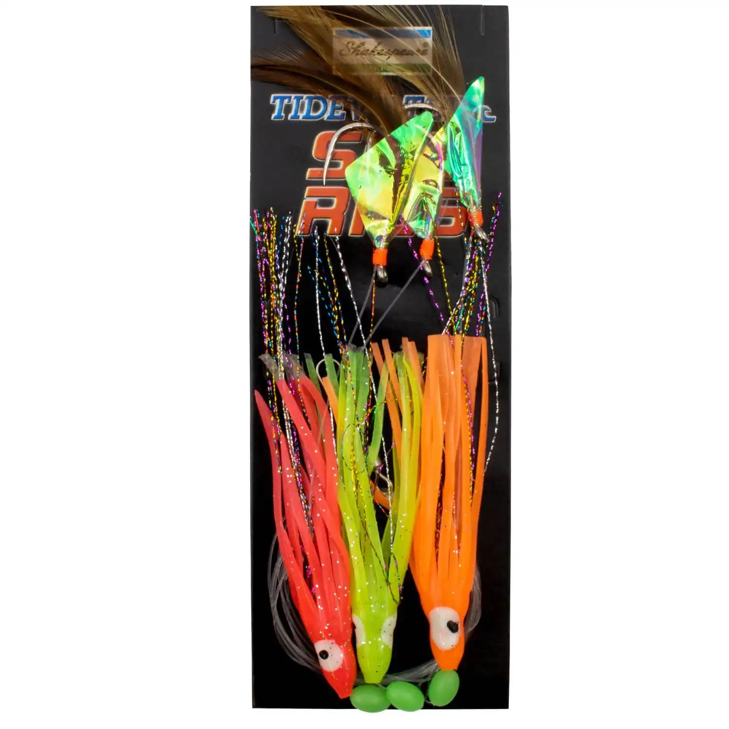 Shakespeare Sea Rig Octopus Orange Yellow 3x Hook #1/0