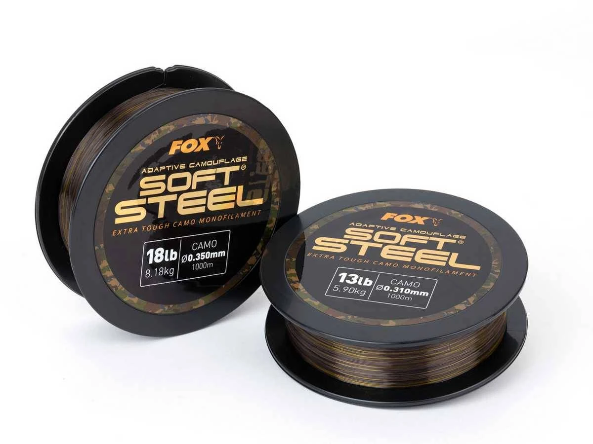 FOX Carp Edges Soft Steel Dark Camo 1000m Dark Camo 0,37mm