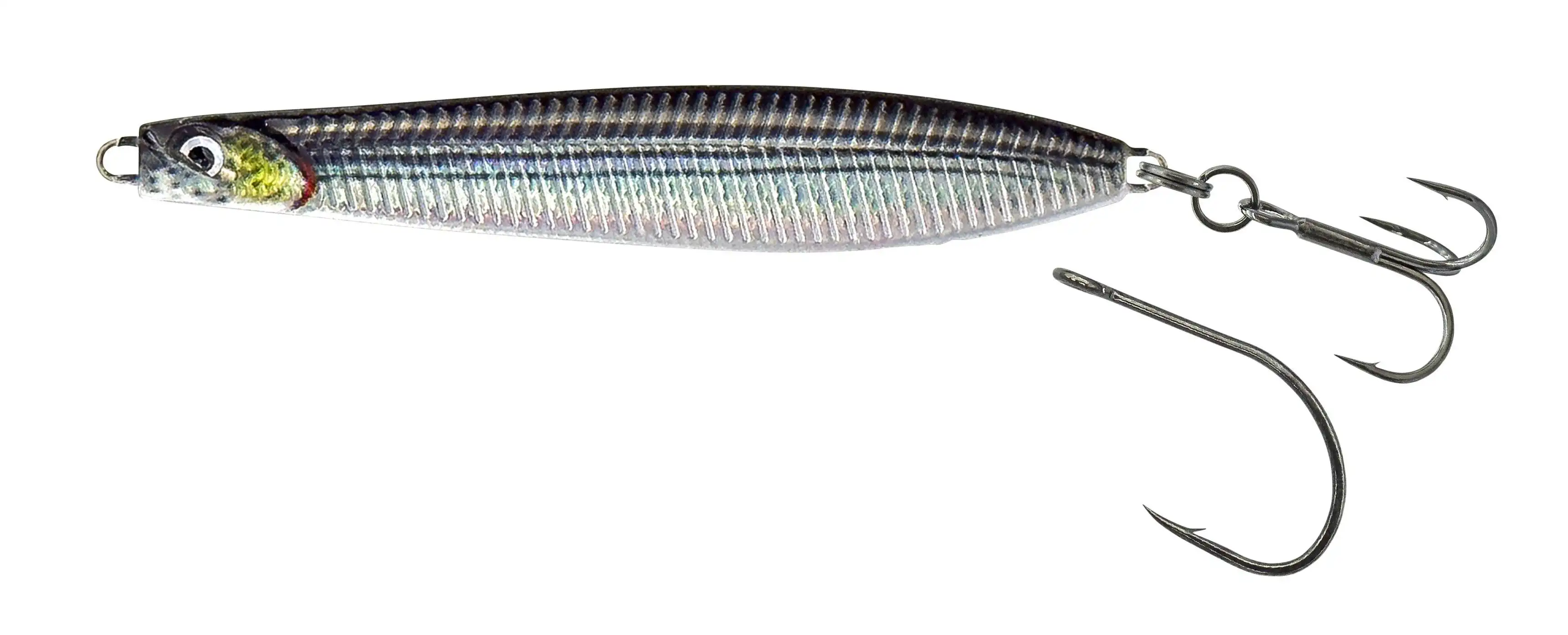 Silver/Black Mullet