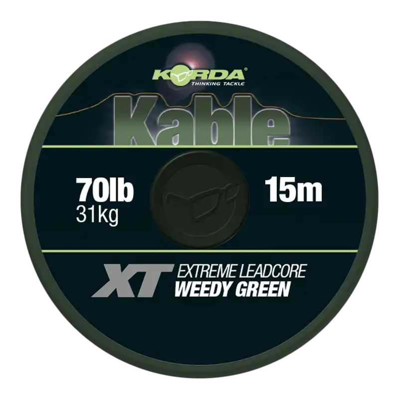Korda Kable XT Extreme Leadcore 70lb 15m Green