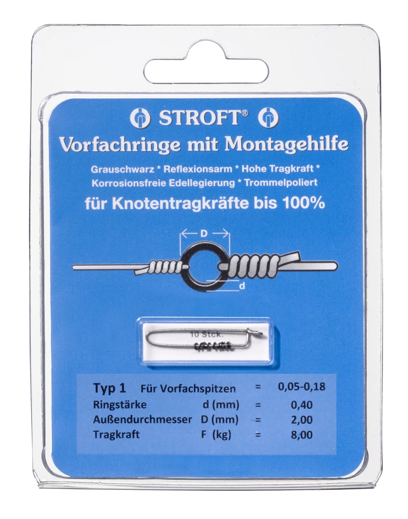 Stroft Vorfachringe Typ 1 8,00Kg