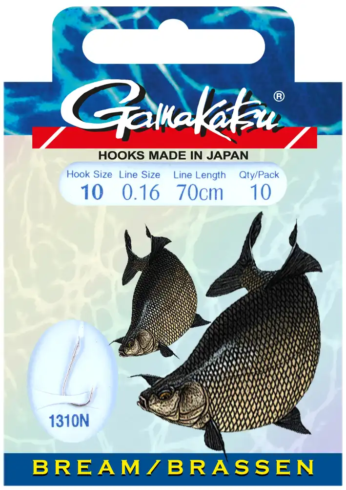 Gamakatsu Booklet Bream 1310N 70cm #10 0,16mm