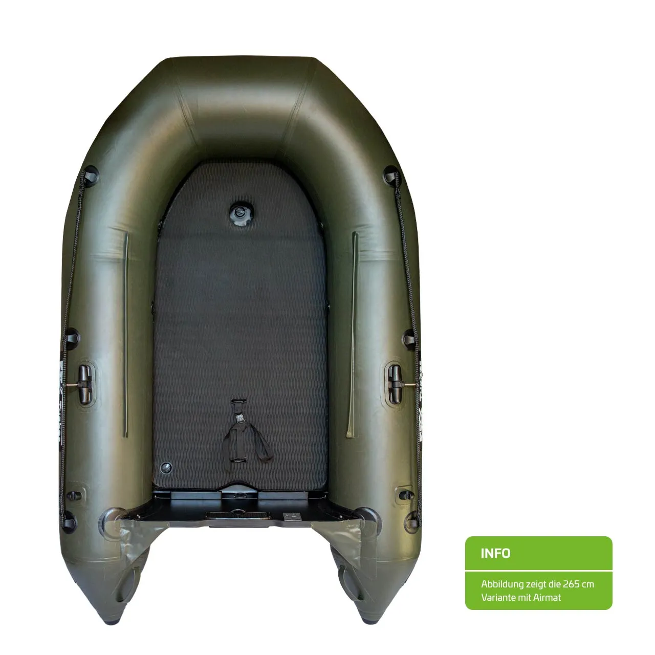 Zeck Tusker 2.0 mit Aluboden Schlauchboot-320 Grün