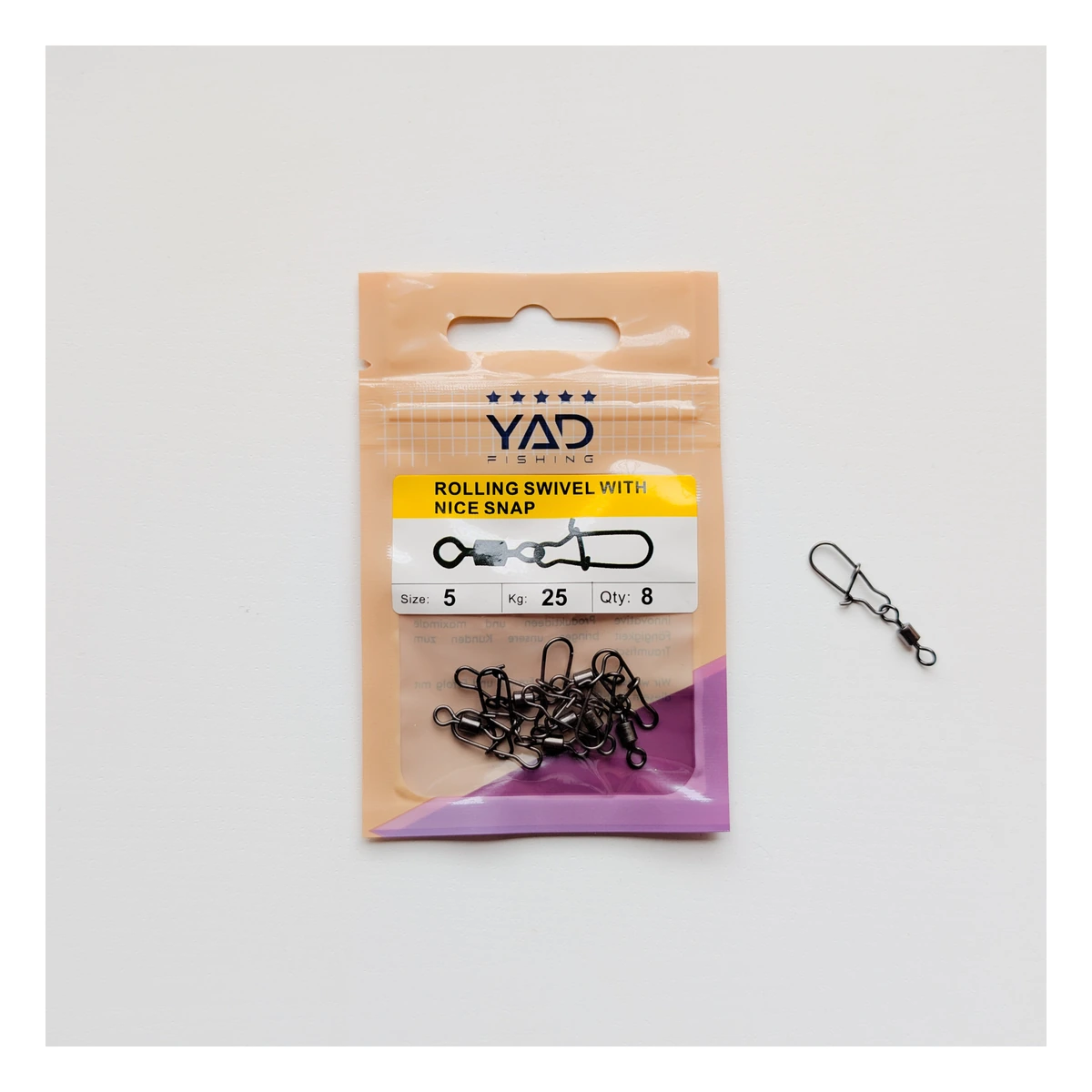 YAD Rolling Swivel With Nice Snap #10